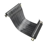 SHOOYIO Due cavi rialzi PCIExpress 5.0 X16 inverso sottile 0,9 mm design piatto ITXs ottimizzazione della custodia lunghezza 15 cm backs to backs GPU montanti