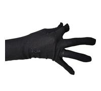 SHOOYIO Guanti neri arabi musulmani per le donne copertura del braccio a prova di sole ricamo maniche lunghe dita complete guanti arabi hijab
