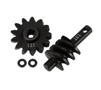 SHOOYIO L'alta parte di ricambio dell'ingranaggio del metallo dei sistemi di ingranaggi di alluminio resistente eccellente per i cingolati SCX24 facile installa gli ingranaggi