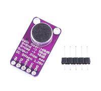 SHOOYIO MAX9814 Modulo microfono di controllo automatico regolabile 50dB-60dB per progetti uditivi e circuiti a bassa distorsione Scheda uditiva programmabile di attacco/rilascio