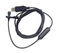 SHOOYIO Microfono con clip USB a cancellazione di rumore con alloggiamento in metallo microfono omnidirezionale per PC Computer Microfono da conferenza USB