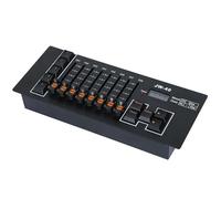 SHOOYIO Miniatura DMX512 Console di Illuminazione 5 Programma Effetti 40CH Controllo Costruire In Batteria Per Discoteca Feste di Nozze Stage Setup Controller Illuminazione Con Funzione di Memoria