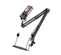 SHOOYIO Moderno microfono da scrivania con microfono regolabile per PC mobile streaming cancellazione del rumore