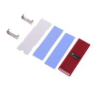 SHOOYIO Per M.2 SSD Dissipatore di Calore NVME Per M.2 2280 SSD Hard Disk Alluminio Dissipatore di Calore Radiatore Pad di Raffreddamento Termico Frigorifero Fan
