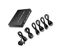 SHOOYIO Plug Play USB3.0 Sharing Switcher consente a 4 PC di controllare 4 USB per la condivisione della stampante Commutazione USB Seleziona lega Hub USB Switcher consente a più computer di