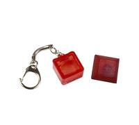 SHOOYIO Portachiavi Traslucido Ciondolo Per Testare Interruttori Tastiera Meccanica Strumento di Sollievo Dello Stress Con DSA Keycap 1Set 20x20x12mm