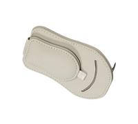 SHOOYIO Pratiche visiere automobilistiche Clip per occhiali da sole Organizzatori per occhiali da sole Clip per occhiali da sole per pendolari viaggiatori Facile montaggio in pelle Supporto per