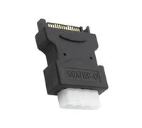 SHOOYIO Sata efficiente di spazio 15Pin agli adattatori del disco rigido di potere di IDE 4Pin per il computer lungo usa i SATAs agli adattatori di potere di IDE