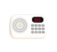 SHOOYIO Senior Friendly lettore audio tradizionale con 28 materiali ABS traccia precaricati per la casa o all'aperto lettore musicale tradizionale