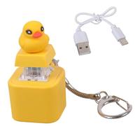 SHOOYIO Tastiere meccaniche ricaricabili a forma di anatra Interruttori Tester Portachiavi Altoparlanti Per Tastiere Computer Modding Tastiera Meccanica Tester