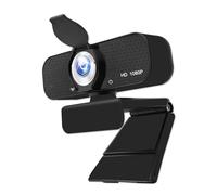 SHOOYIO Webcam regolabile per treppiedi con microfoni integrati per ridurre il rumore di fondo garantendo un suono chiaro nella webcam USB virtuale con microfoni