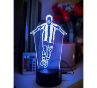 Shop and Solve FootballLED - Luce 3D dream luce notturna - lampada USB e batteria con telecomando, 7 colori e 5 modalità idea regalo per tifosi, per bambini e adulti tifosi (Yldiz10)
