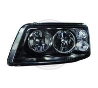 Shop Import 2272180 Coppia di Luci Fari di Design Nero per T5 Caravelle, Multivan dal 2003 al 2010
