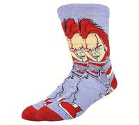 Shop-UP! Calzini Chùcky cattivo con cicatrici del film bàmbola assassìna, horror movie unisex