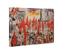 ShopArt Fine Art Prints Quadro - Renato Guttuso, I Funerali di Togliatti - Stampa su Tela - Riproduzione Artigianale Digitalizzata - Pronto da Appendere, 70x100 cm