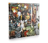 ShopArt - Guttuso Vucciria - Quadro con Vernice effetto Pennellate Stesa a Mano a Rilievo - Stampa Fine Art su tela Canvas Alta Definizione Pronto da Appendere (cm 70 x 70)
