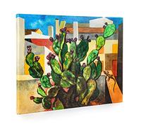 ShopArt - Quadro Effetto Pennellate a Rilievo - Renato Guttuso Fichi d’India - Stampa Fine Art su tela Canvas Alta Definizione Pronto da Appendere (cm 50 x 60)