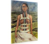 ShopArt - Quadro Vernice Effetto Pennellate Frida Kahlo La Colonna Rotta - Stampa Fine Art su tela Canvas Alta Definizione Pronto da Appendere (cm 50 x 70)