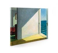ShopArt - Quadro Vernice Effetto Pennellate Hopper Rooms by the Sea (Stanze sul Mare) - Stampa Fine Art su tela Canvas Alta Definizione (cm 30 x 40)