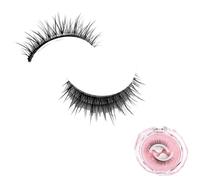 Shopbeautylust Eyelashes,Keones Reusable Self Adhesive Eyelashes,Glamour Post Reusable Adhesive Eyelashes,Waterproof Reusable Self-Adhesive Eyelashes Natural Look (3PCS,#4)