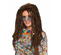 shoperama Parrucca hippie con dreadlocks da uomo e da donna Dreads anni '70 Seventies Woodstock