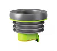 Shophubio Anello di tenuta della flangia del WC, valvola di controllo anti-riflusso in ABS + gomma, funzionamento a gravità a 90 gradi, a prova di odore e a prova di perdite, per tubi in PVC da 100