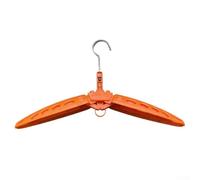 Shophubio Appendiabiti pieghevole per muta con design ventilato per asciugatura rapida, braccia larghe che si allungano, gancio in plastica per surf e immersioni (arancione)