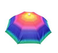 Shophubio Cappello a ombrello pieghevole con telaio in filo di acciaio, per pesca, mani, pioggia e raggi UV, design compatto pieghevole per escursionismo, giardinaggio, viaggi (C)