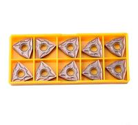 Shophubio Carbide Wnmg080408 Inserti indicizzabili di finitura per lavorazione cnc per semifinitura Plus Frese Wnmg0804 Confezione da 10 Mwlnr Tornio Porta gadget per tornitura 16mm
