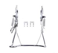 Shophubio Cavalletto a doppia gamba per bambini, supporto posteriore per bici da 14-18 pollici per ed ebike, ferro per portabici da parcheggio, 40,6 cm per supporto (35,6 cm stile 1)