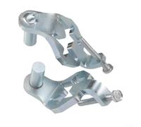 Shophubio Cerniera per cancello a T in ferro zincato con design ad arco da 5/8 pollici gambo perno per recinzione a catena e metallo T Post Heavy Duty Outdoor Farm Gate uso