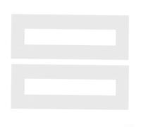 Shophubio Confezione da 2 stencil riutilizzabili in silicone a linea retta, 10,2 cm di larghezza x 214,9 cm di lunghezza, stencil per linee di parcheggio, per pavimenti di magazzini, vialetti e siti