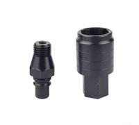 Shophubio Connettore rapido per trapano ad acqua, blocco sicuro e percorso di raffreddamento integrato per punte da trapano a umido e applicazioni per tubi da giardino resistenti (C)