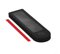 Shophubio Copertura per display cruscotto per Max, custodia in silicone per scooter elettrico, protezione per pannello a nastro, accessorio compatibile con (è nero)