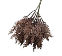 Shophubio Elegante bouquet di fiori finti con effetto rime, decorazione senza sforzo con consistenza realistica, ideale per spazi interni, eventi e esposizione stagionale (marrone)