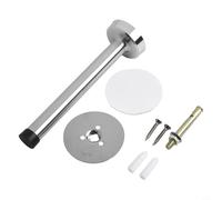 Shophubio Fermaporta in gomma in acciaio inox, protezione da parete, con effetto ammortizzante e dispersione (150 mm)