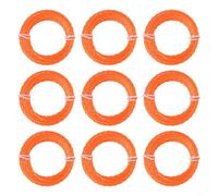 Shophubio Filo per decespugliatore in nylon da 2,0 mm, 38,4 m per bobina, per decespugliatori e decespugliatori a batteria, compatibile con DUR189