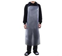 Shophubio Grembiule in PVC trasparente resistente all'olio, grembiule impermeabile per cucinare e cuocere con copertura completa dal busto alla gamba, lunghezza lunga (120 x 65 cm), ideale per lavori