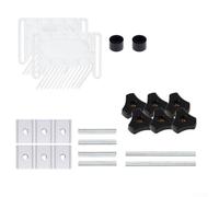 Shophubio Guida a pressione per la lavorazione del legno da banco con blocco di sicurezza, kit di blocco di sicurezza con morsetto in nylon, accessorio per tavolo fresatrice e spinta per sega a nastro