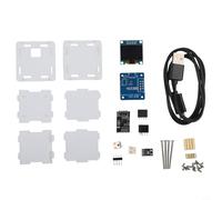 Shophubio IoT Development Board Based Weather Clock Kit per progetti elettronici fai da te, con display di umidità, per schermo e alimentazione USB,