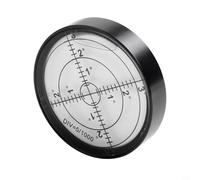 Shophubio Livella circolare a bolla in metallo ad alta precisione per indicatore di equilibrio elettrodomestico strumento di livellamento macchina 60x12mm (A)