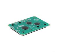 Shophubio Modulo display LCD 20x4 con retroilluminazione blu, LCD seriale 2004 caratteri per progetti fai da te Arduino, interfaccia analogica, testo giallo verde, 98 x 60 x 12 mm (blu)