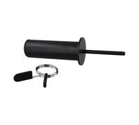 Shophubio Perno per pila pesi con collare a clip a molla per macchina via cavo, resistente 40 kg, prolunga in acciaio per attrezzature da allenamento della forza (10 x 110 mm + 2 giri)