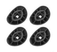 Shophubio Piedino di ricambio per Coleman per piscine: estremità inferiore ovale in plastica per piscine rotonde fuori terra - compatibile P61802, confezione da 4