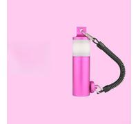 Shophubio Shaker luminoso per immersioni subacquee per anello con cinghia da polso, agitare per luce di segnale luminoso per grotte e immersioni notturne, sonaglio da 120 dB, lega di alluminio (nero)