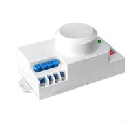 Shophubio Smart - Interruttore a induzione da 220 V, 5,8 G, con ritardo regolabile e rilevamento a 360°, sensore di movimento a microonde per controllo dell'illuminazione, alta sensibilità termica