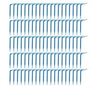 Shophubio Stabilizzatore a freccia a goccia a goccia diritto - Emettitori agricoli per irrigazione a goccia a flusso costante, plastica blu, 10,8 x 3,7 cm, uso in cortile e giardino