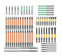 Shophubio Star - Set di punte esagonali per cacciavite, magnetiche, ad alta coppia, in acciaio, con gambo lungo, per avvitatore a percussione, strumenti di smontaggio degli elettrodomestici, 32/34/67