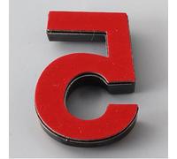 Shophubio Targa in bronzo 3D per porta da parete, per condominio, appartamento e camera d'albergo, targa in resina ABS con 0-9 cifre, 50 x 35 x 6 mm (5)