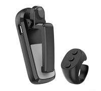 Shophubio Telecomando multifunzione wireless con clicker di pagina con uso continuo 48 ore e ricarica rapida di tipo C per Kindle e tablet controllo presentazione (JX-07 nero)